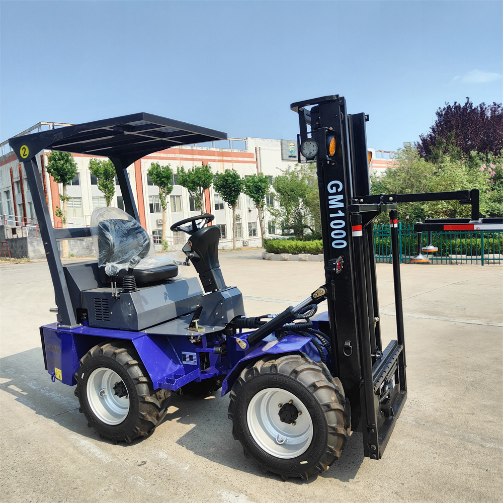 1000kg Articulated Beekeeping Forklift with Kubota Diesel Engine EPA Available